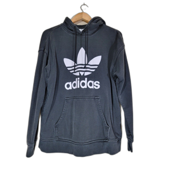 adidas Other - Adidas Grey Hoodie Sweatshirt - Medium